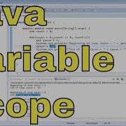 23 Variable Scope And Lifetime In Java