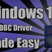 How To Install ODBC Driver In Windows 10 SQL Server ODBC Setup For Excel Access