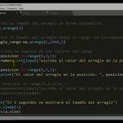 Arreglos Python Numpy