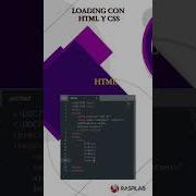 Shorts Cómo Hacer Un Loading Con HTML Y CSS Animaciones En Link De La Descripción