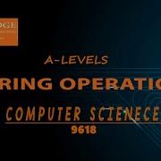String Manipulation Alevel Computer Science 9618 Paper 2 Cambrdige