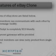 EBay Clone NCrypted
