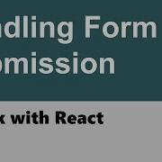 Formik With React 7 Handling Form Submission