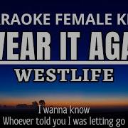 Westlife Swear It Again Karaoke Female Key Nada Wanita 3