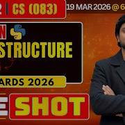 Class 12 CS Python Stack Data Structure In Python CBSE Computer Science 2026 Live