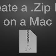 Как создать ZIP файл на Mac