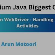 Selenium WebDriver Handling Random Activities