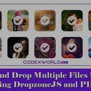 Drag And Drop File Upload Using DropzoneJS And PHP