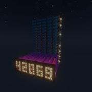 Smallest Combinational Binary To Decimal Converter Minecraft Redstone Showcase