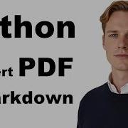 Convert PDF To Markdown In Python PyMuPDF4LLM Tutorial