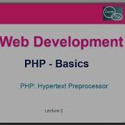 PHP Installation And Basic Syntax Lecture 2 Www Learningveda Com