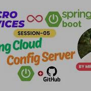 Micro Services Session 05 Spring Cloud Config Server Integration With GitHub Repository