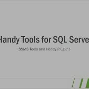 SQL Quality Tools
