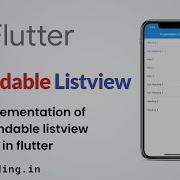 Flutter Expandable Listview Tutorial For Beginners Flutter Coding