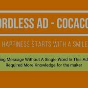 WORDLESS CREATIVE ADVERTISEMENT COCACOLA Happiness Starts With A Smile STEPPING STONES