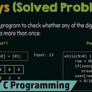 Arrays In C Solved Problem 2