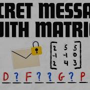 Using Matrices For Cryptography Linear Algebra