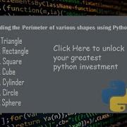 Finding The Perimeter Of Various Shapes In Python