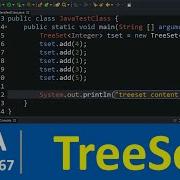 Java Tutorial 67 Java TreeSet Class With Examples Set Data Structure