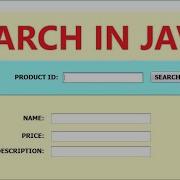Java Search Using Mysql Database