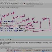 Find Whether A Given Year Is Leap Year Or Not Using Conditional Operators