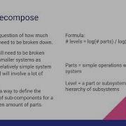System Decomposition