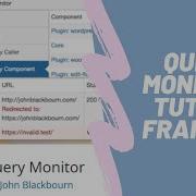 TUTO Query Monitor Extension WordPress FR