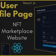 User Profile Page React Create React Js User Profile Page For NFT Marketplace Website Template