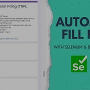 How To Automate Google Form Filling With Python Selenium
