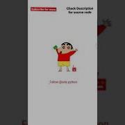 Draw Shinchan On Mobile Phone Using Python Turtle Graphics By Only Python Shinchan Python Viral