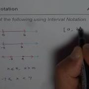 Practice Test On Interval Notations