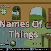 English Lessons Names Of Things