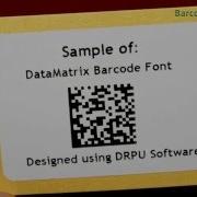 DRPU Barcode Software How To Generate 2D Barcode Labels With DataMatrix Barcode Font
