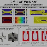TOP Webinar 27 Fluid Topology Optimization