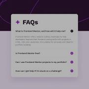 FAQ Accordion Using HTML CSS JAVASCRIPT Frontend Mentor Challenge