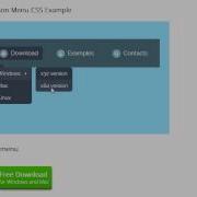 Drop Down Menu Pure Css