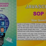 SOP 1 JavaScript Class 12 JavaScript SOP1 Class 12 Jssop1 Javascript