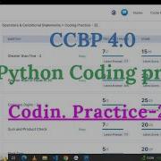 Python Coding Practice 2E NXT Wave Nxtwave Ccbpacademy Coding Ccbpintensive Python Ccbp