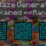 Which Maze Algorithm Is Best For Minecraft