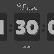 1 Hour 30 Minutes Silent Timer With Cute Ending Alarm Pastel Dark Timer