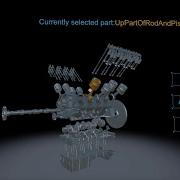 Automobile Engine Assembly Simulation Virtual Reality