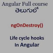 Ng On Destroy Lifecycle Hook In Angular Angular Lifecycle Hooks Angular Ng On Destroy