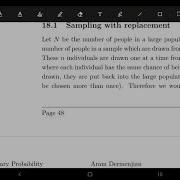 18 Random Sampling Part 1 Sampling With Replacement