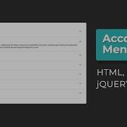 How To Make Accordian Using Html Css JQuery FAQ Accordian Menu DevCourse