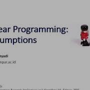 Week1 2 Linear Programming Assumptions