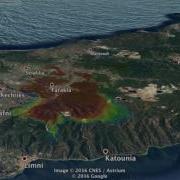 Farakla 2016 Wildfire 9 Hour Wildfire Spread Simulation