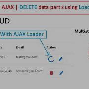 5 Servlet With Ajax DELETE Data AJAX Loader Part 3 CRUD Operation Semant Sir Advance JAVA