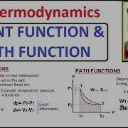 POINT FUNCTION AND PATH FUNCTION Thermodynamics