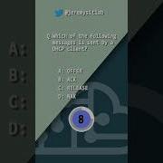 CCNA QUIZ DHCP Messages Shorts