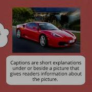 Non Fiction Text Features Captions